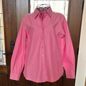 Foxcroft Pink Wrinkle-Free Button-Down Shirt